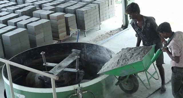 Raw materials for fly ash bricks